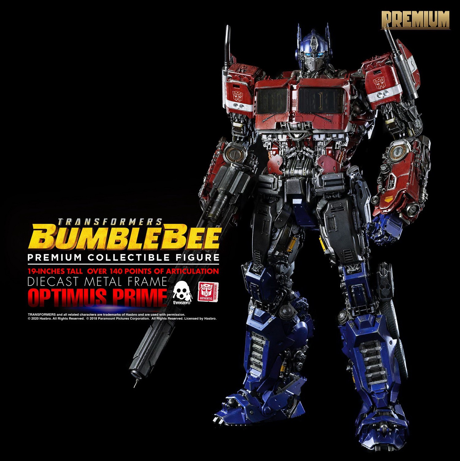 threezero 3Z0162 Transformers: BumbleBee - PREMIUM Optimus Prime