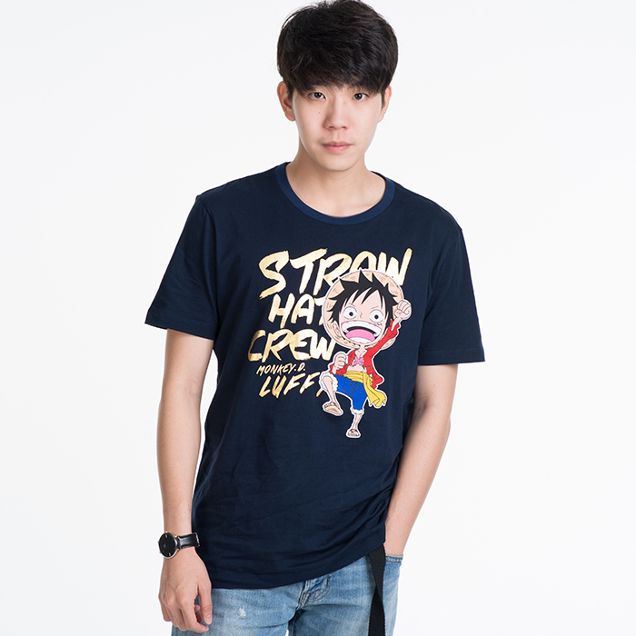 เสื้อยืดการ์ตูนวันพีซ ลูฟี่ มินิ (T-Shirt One Piece SD Luffy)