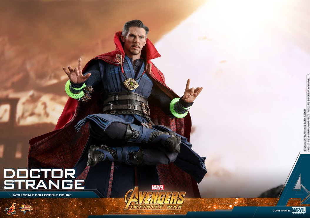 Hot Toys MMS484 AVENGERS INFINITY WAR - DOCTOR STRANGE + DJ-CUSTOM AS001 1/6 THE IMAGES OF IKKON