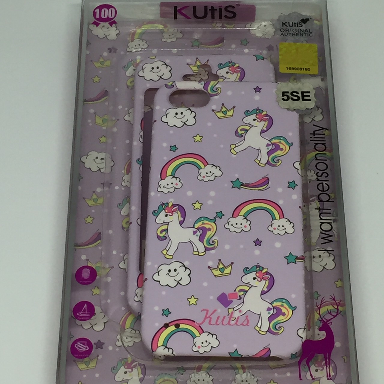เคสคูทิส (Kutis) ไอโฟน5,5S(ลายม้าโพนี่สีม่วง)