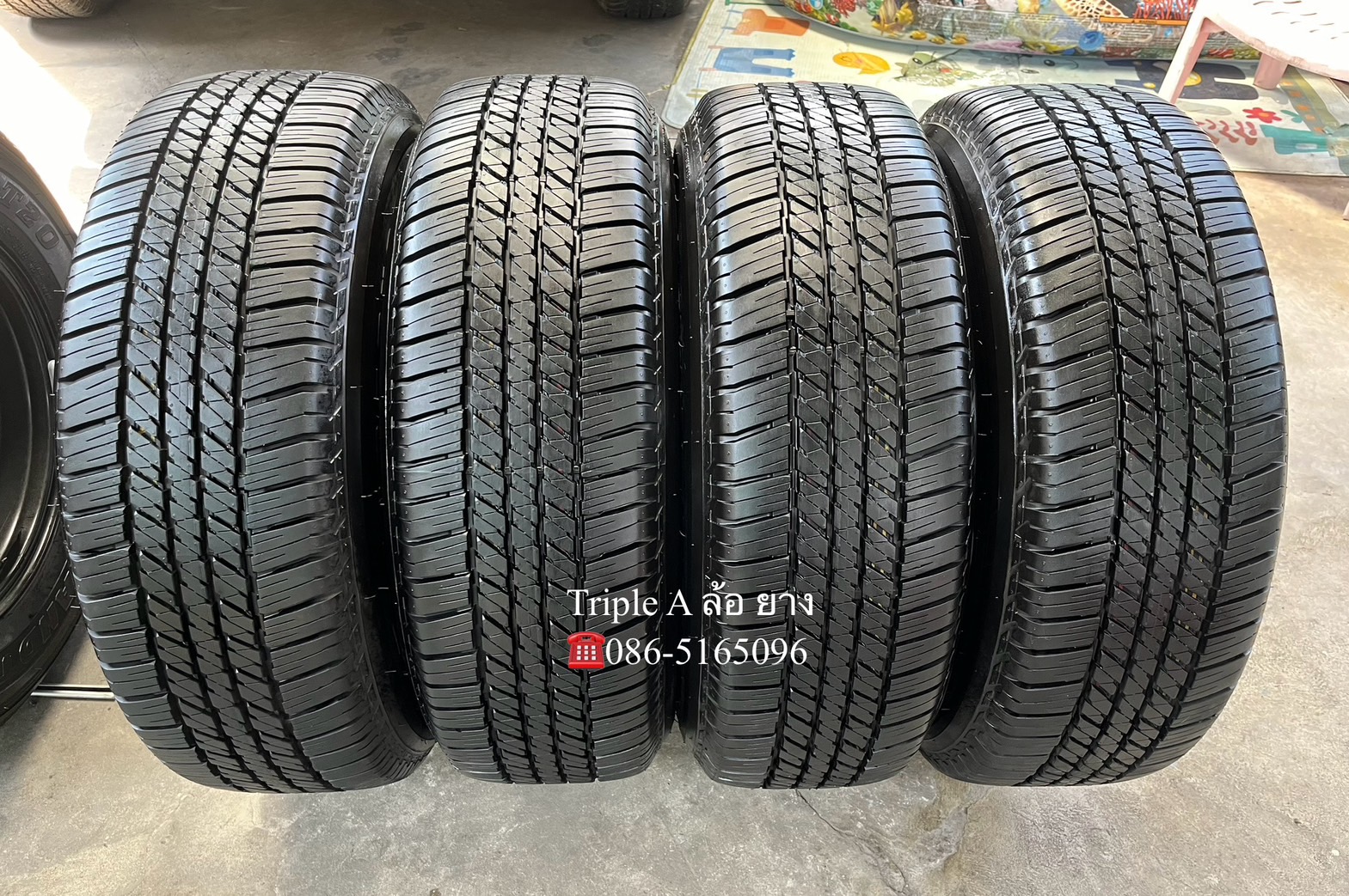 ✨ยางป้ายแดง✨255-65-17 Bridgestone♨️ปี 24♨️🚘เหมาะสำหรับ รถกระบะตัวสูง และ SUV ทุกรุ่น