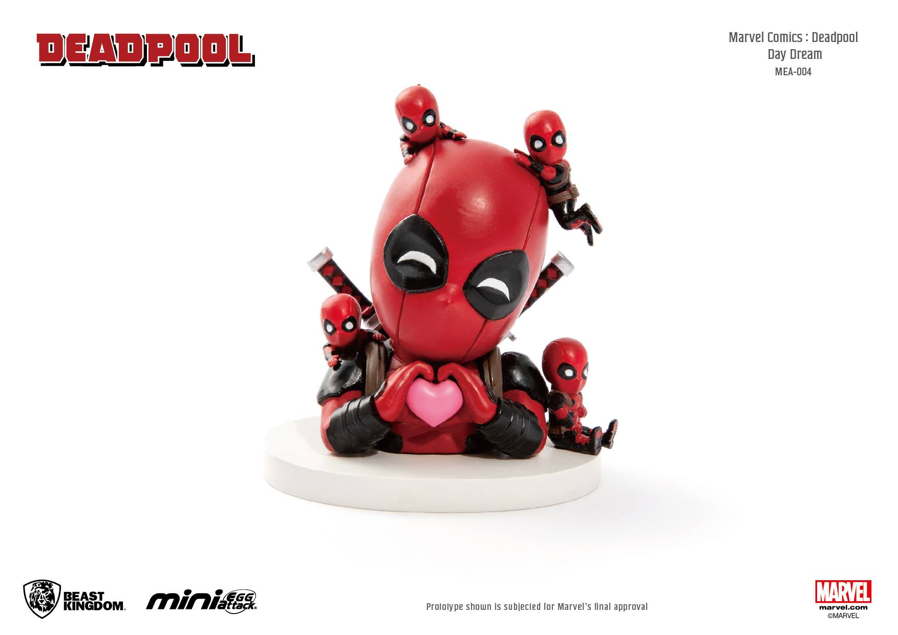Beast Kingdom 4" Mini Egg Attack MEA-004 Marvel Comics - Deadpool