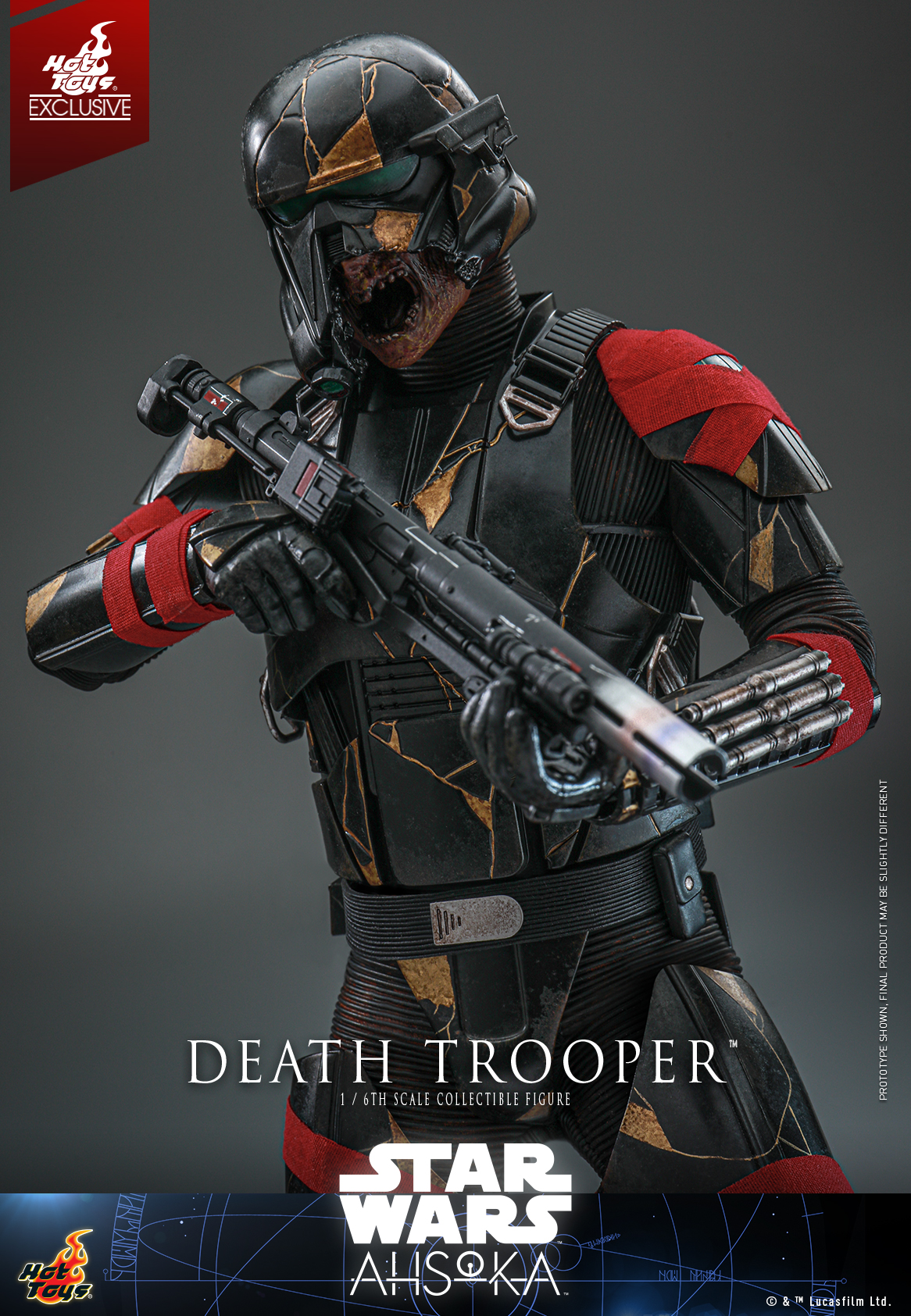 Hot Toys TMS134 Star Wars: Ahsoka - Death Trooper [Hot Toys Exclusive]