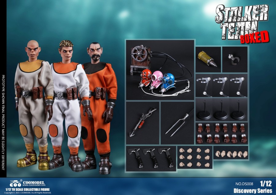 COOMODEL DS008 1/12 DISCOVERY SERIES - STALKER TEAM SET (COLORED VERSION)