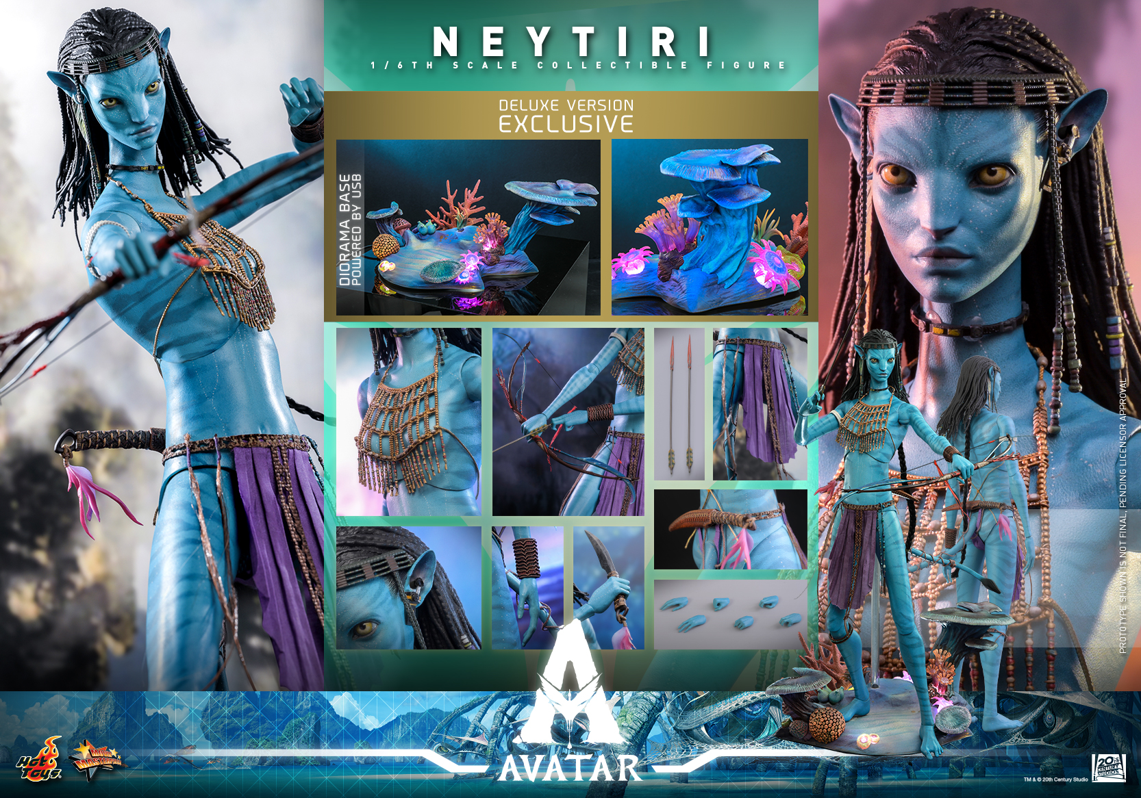Hot Toys MMS686 1/6 Avatar: The Way of Water - NEYTIRI (Deluxe Version)