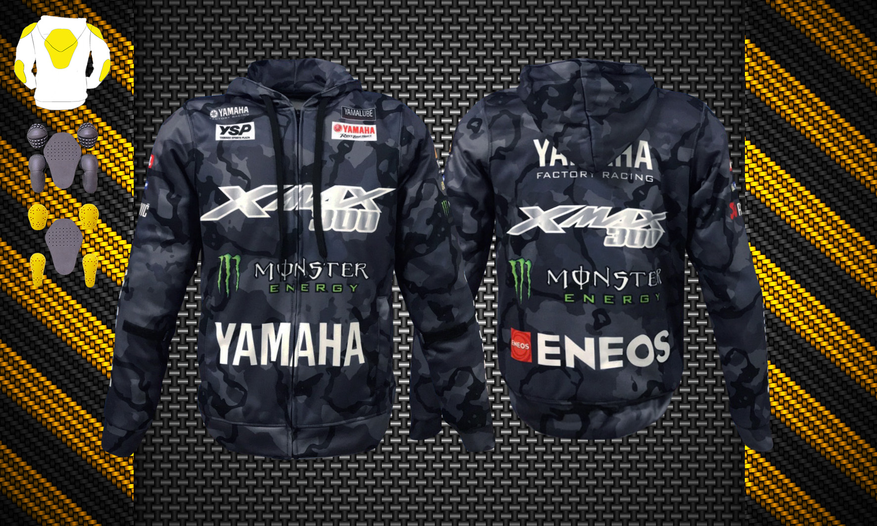 เสื้อการ์ด YAMAHA XMAX300 CAMO LIMITED