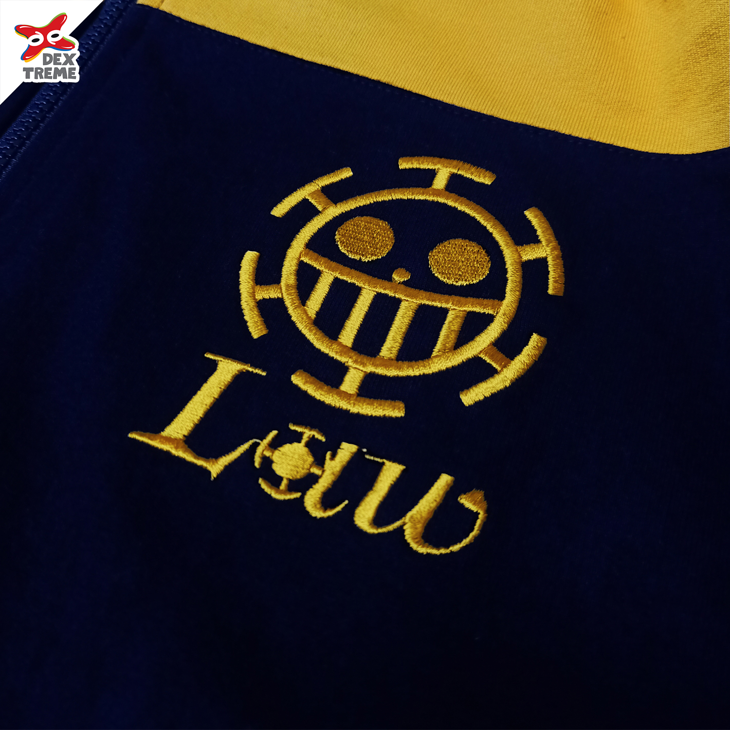 เสื้อแจ็คเก็ตมีฮู้ดการ์ตูนวันพีซ ลายลอว์ (Jacket Hood OP Law)