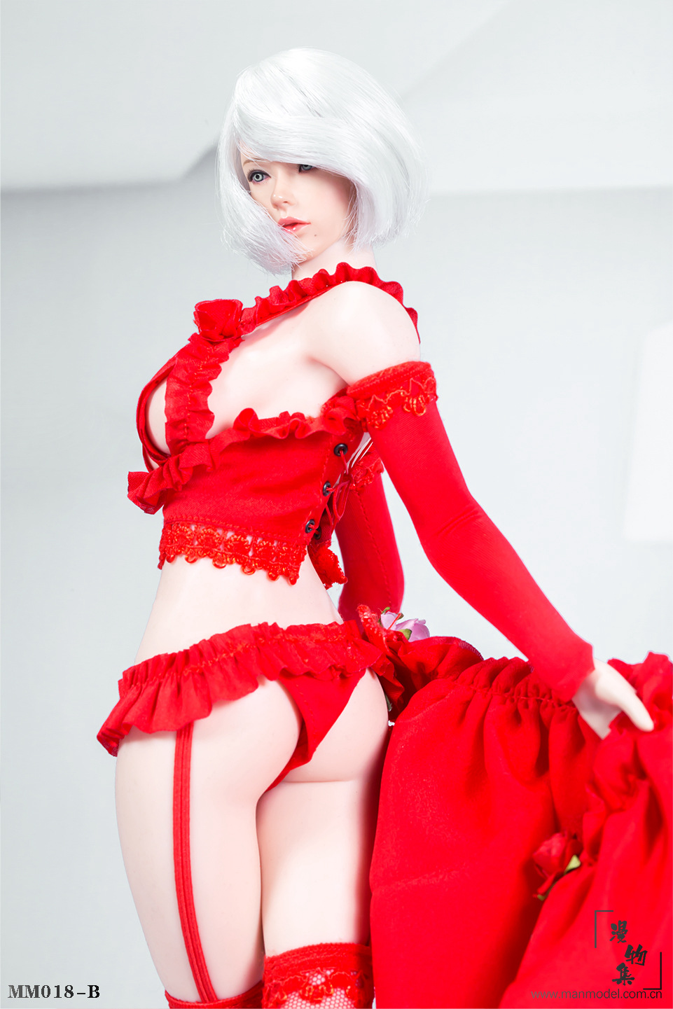 Manmodel MM018 Two-dimensional sexy flower wedding suit