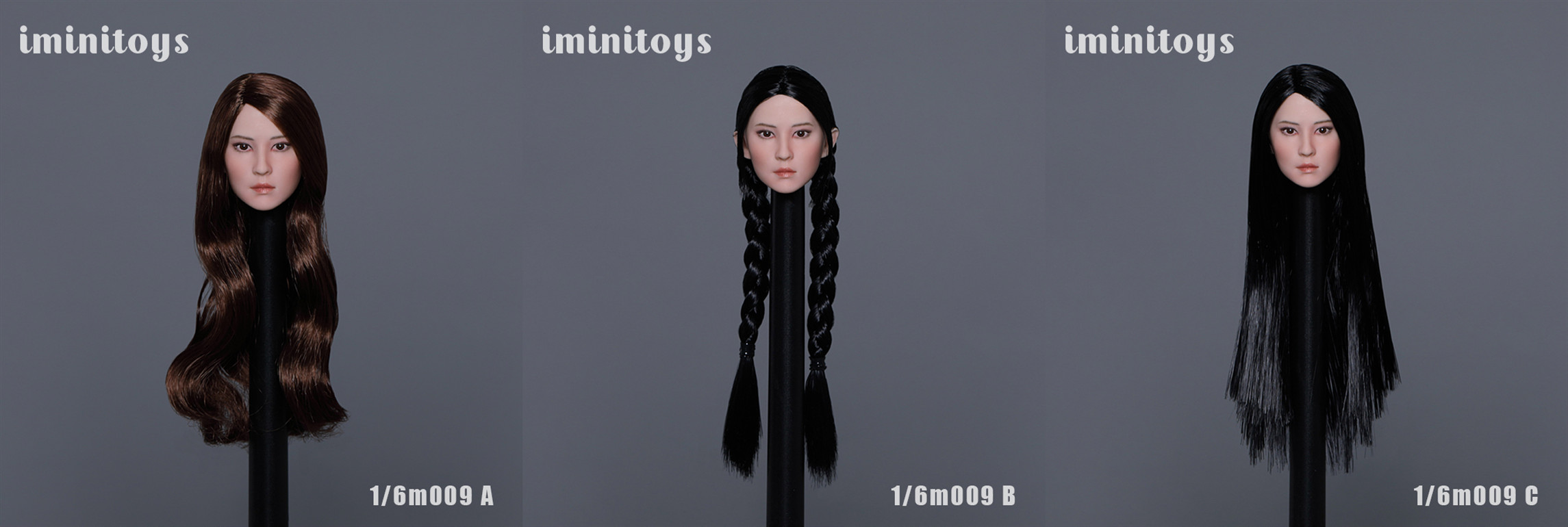 IminiToys M009 1/6 Asian Beauty Headsculpt