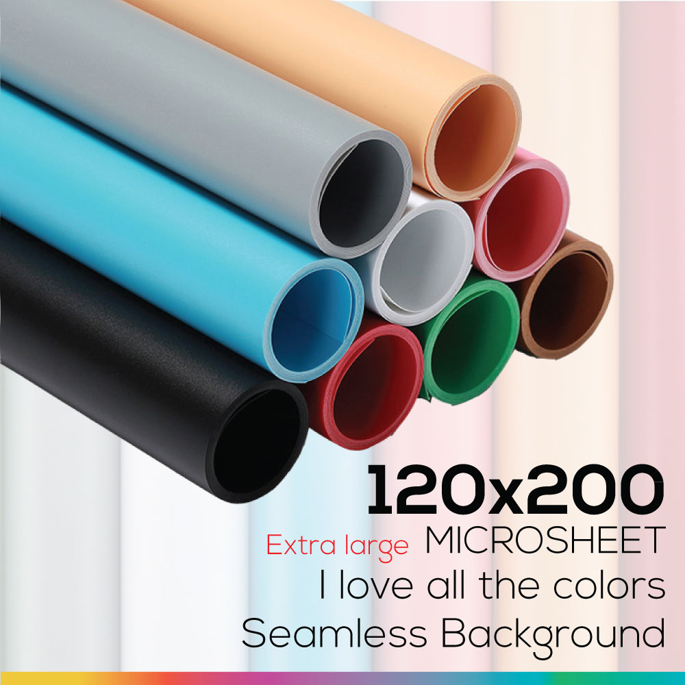 REAL Microsheet 9 colors ( I love all the colors ) แผ่นไมโครชีท 9 สีขนาด 120x200 ซม ของแท้