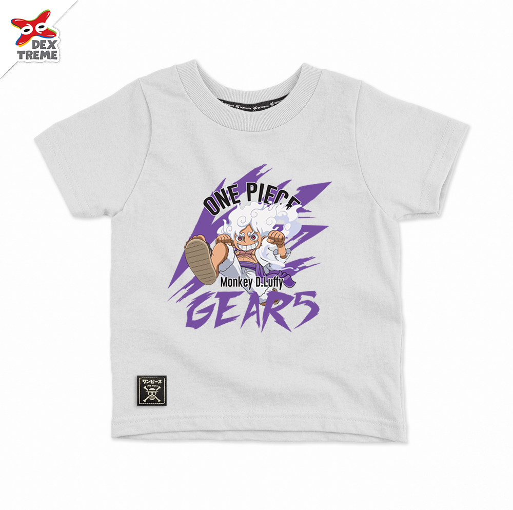 เสื้อยืดเด็กวันพีช One Piece Luffy GEAR5