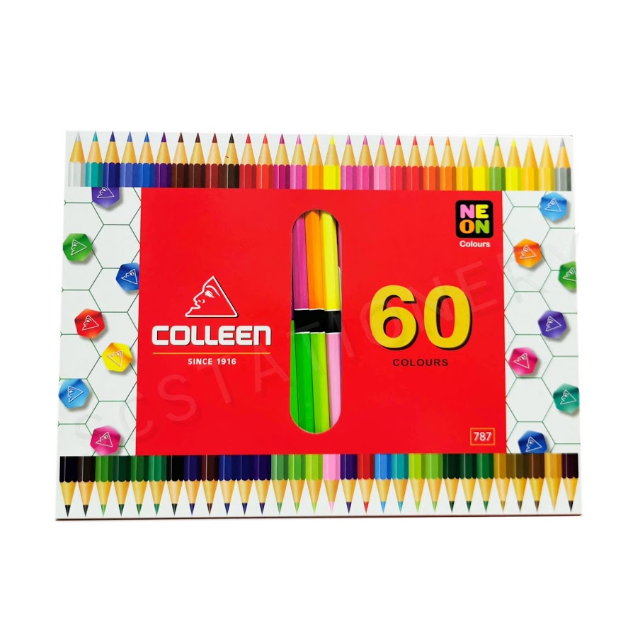 สีไม้ยาว 2หัว 60สี 30แท่ง คอลลีน