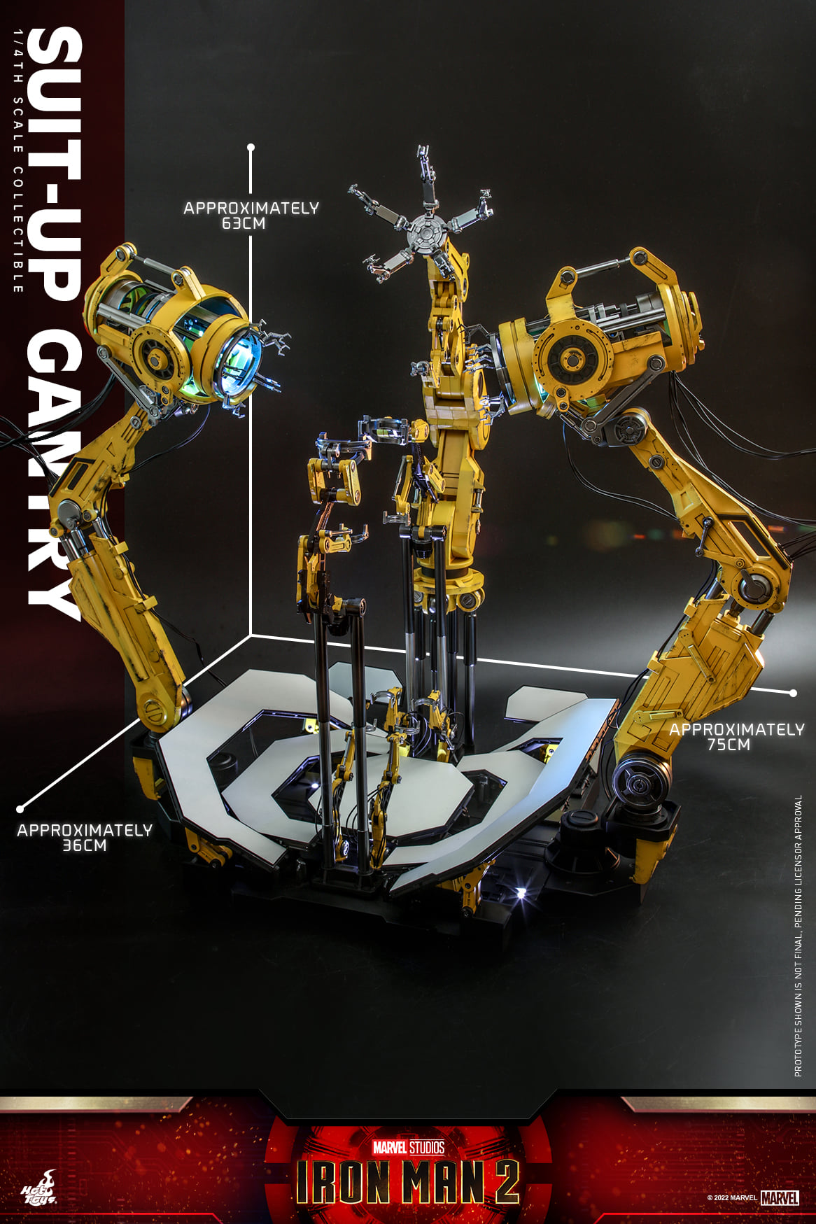 Hot Toys ACS012 1/4 Iron Man 2 - Suit-Up Gantry