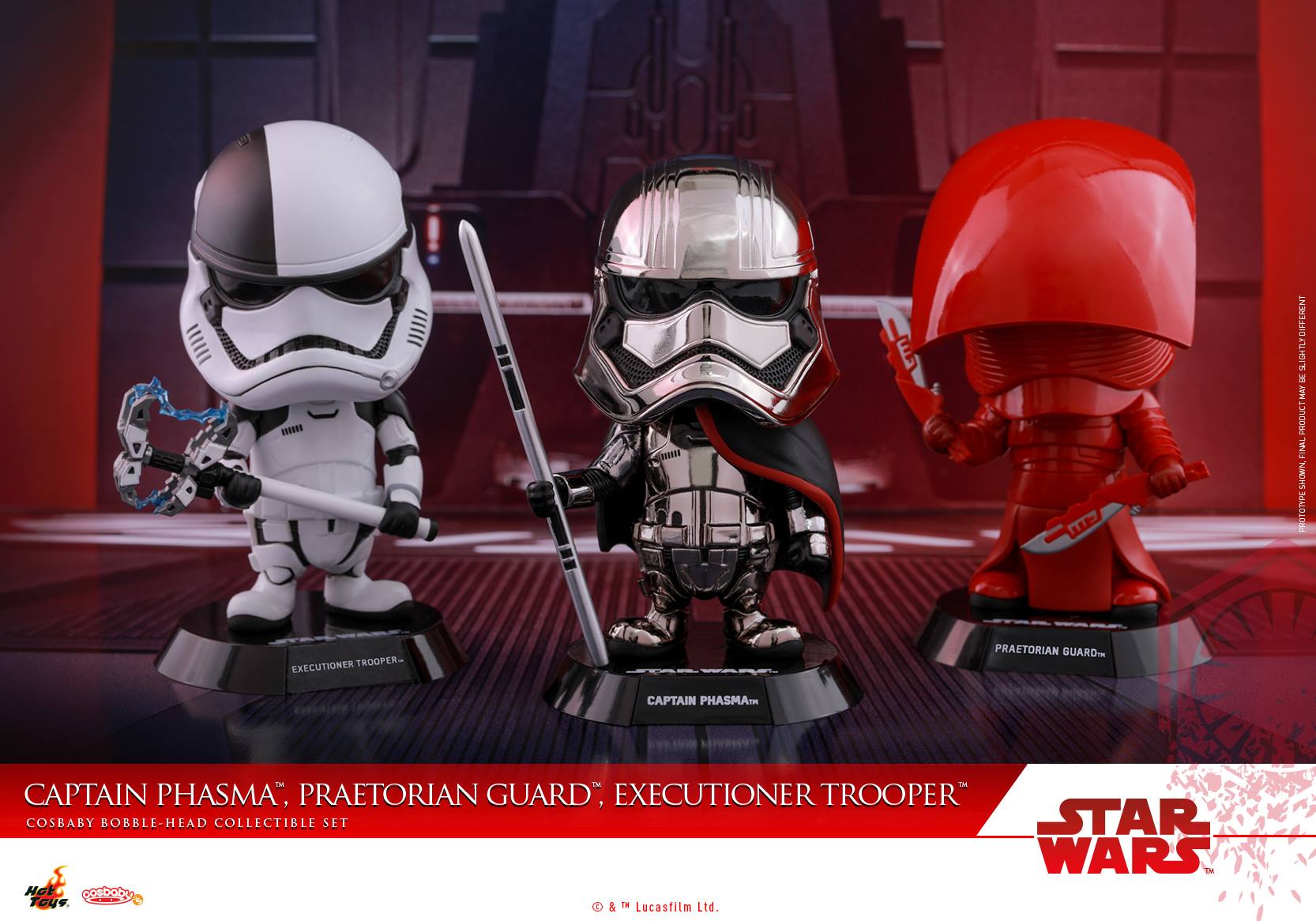 Hot Toys COSB415 Captain Phasma, Praetorian Guard & Executioner Trooper Set