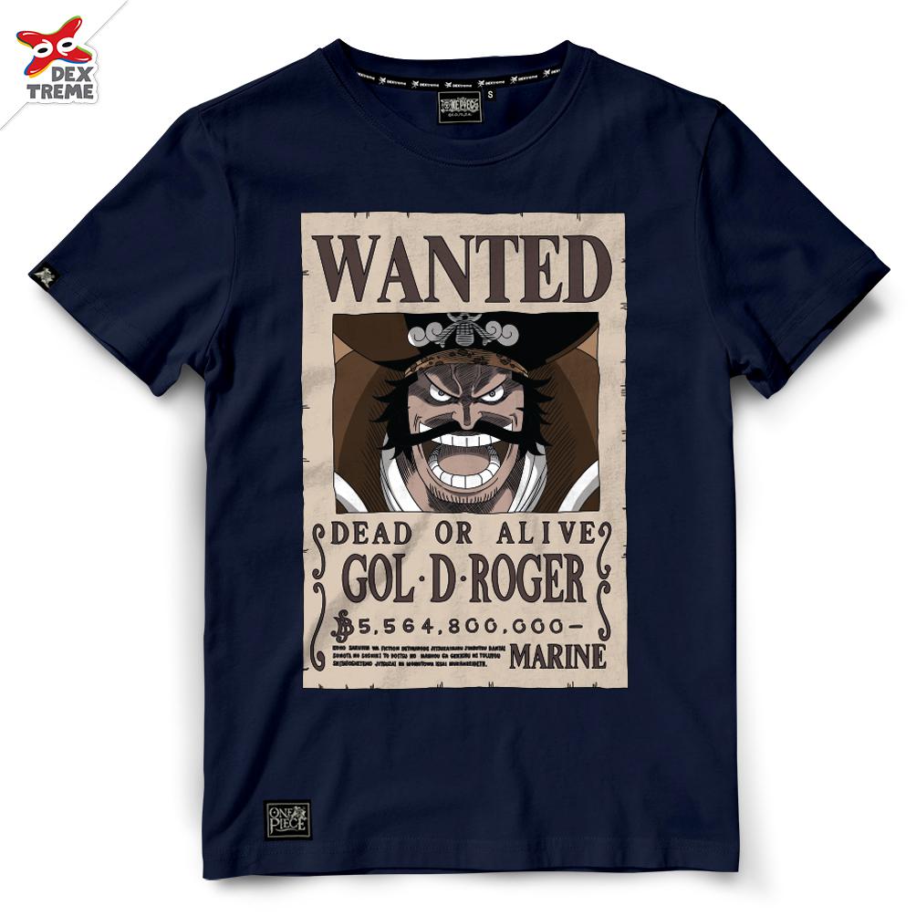 เสื้อวันพีซ One Piece Wanted Gol D Roger