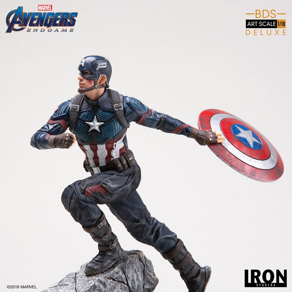 Iron Studios BDS Deluxe Art Scale 1/10 Avengers: Endgame - Captain America