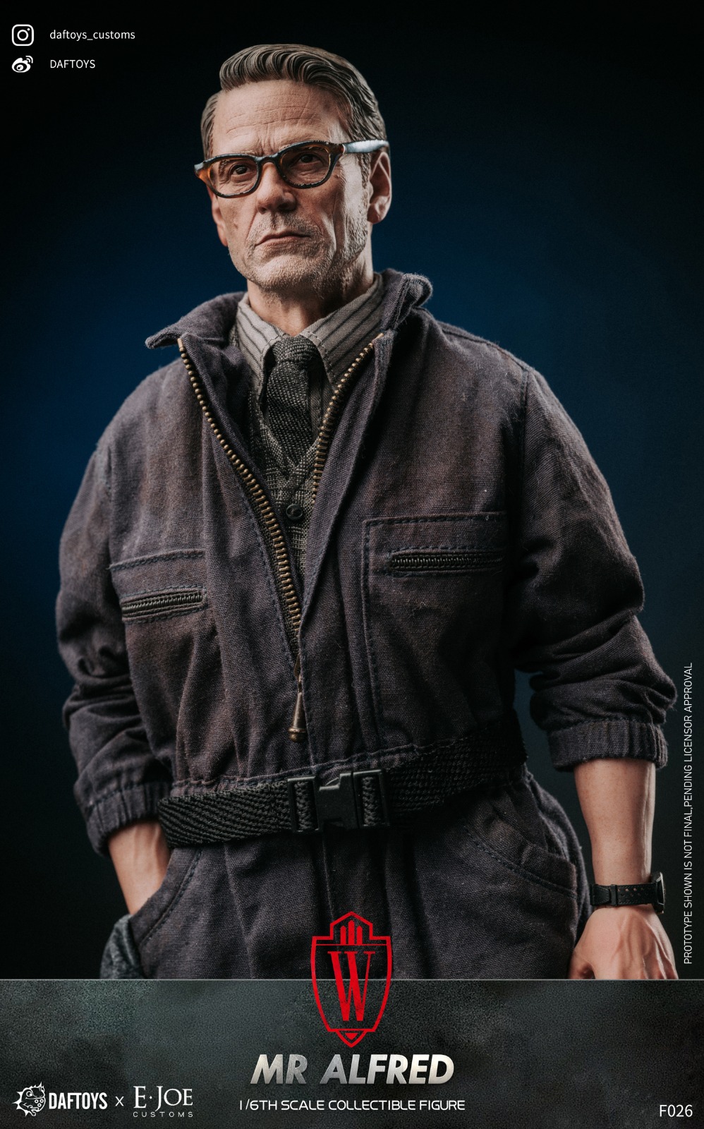 DAFTOYS x E.JOE CUSTOM F026 1/6 MR ALFRED