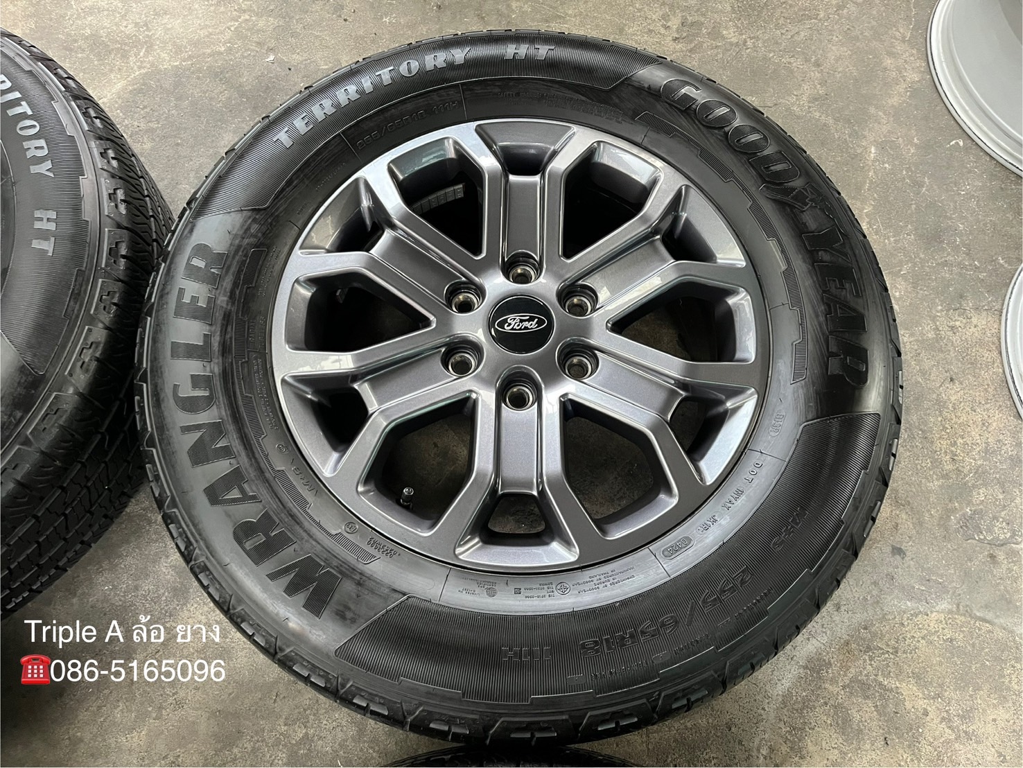✨ล้อแม็ก✨Ford Next-Gen Wildtrak รุ่นใหม่ล่าสุด ขอบ 18 พร้อมยาง 255-65-18 Goodyear♨️ปี 24♨️