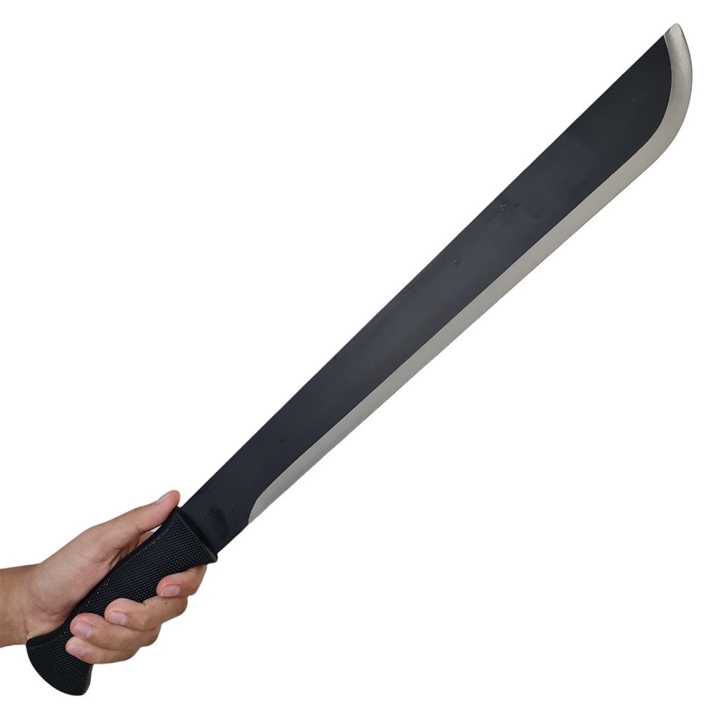 มีดเดินป่า มีดมาเชเต้ Machete ขนาดยาว 22.5 นิ้ว (57 ซม.) พร้อมซองไนล่อนสำหรับเก็บมีด