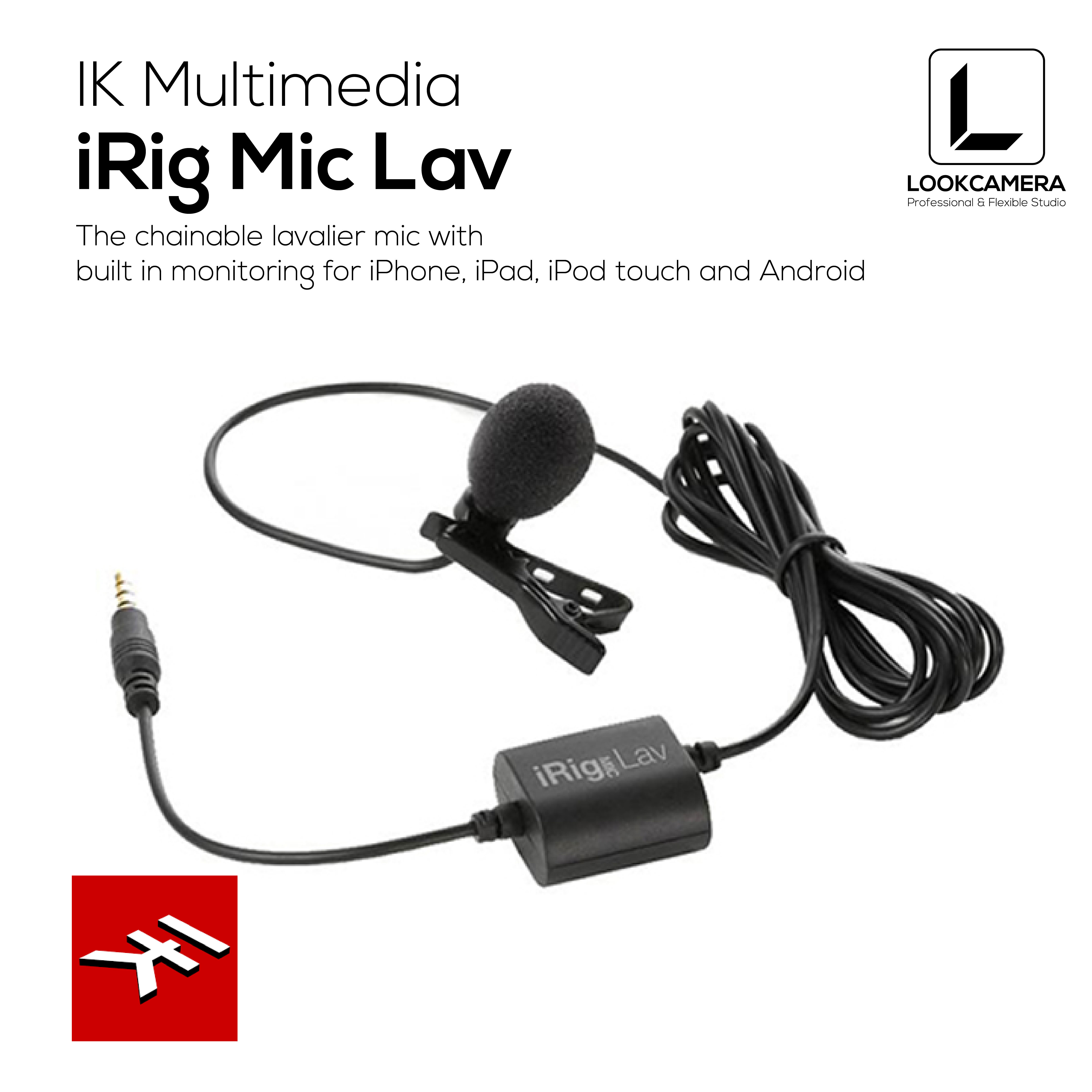 IK Multimedia iRig Mic Lav ไมโครโฟนบันทึกเสียงแบบสาย