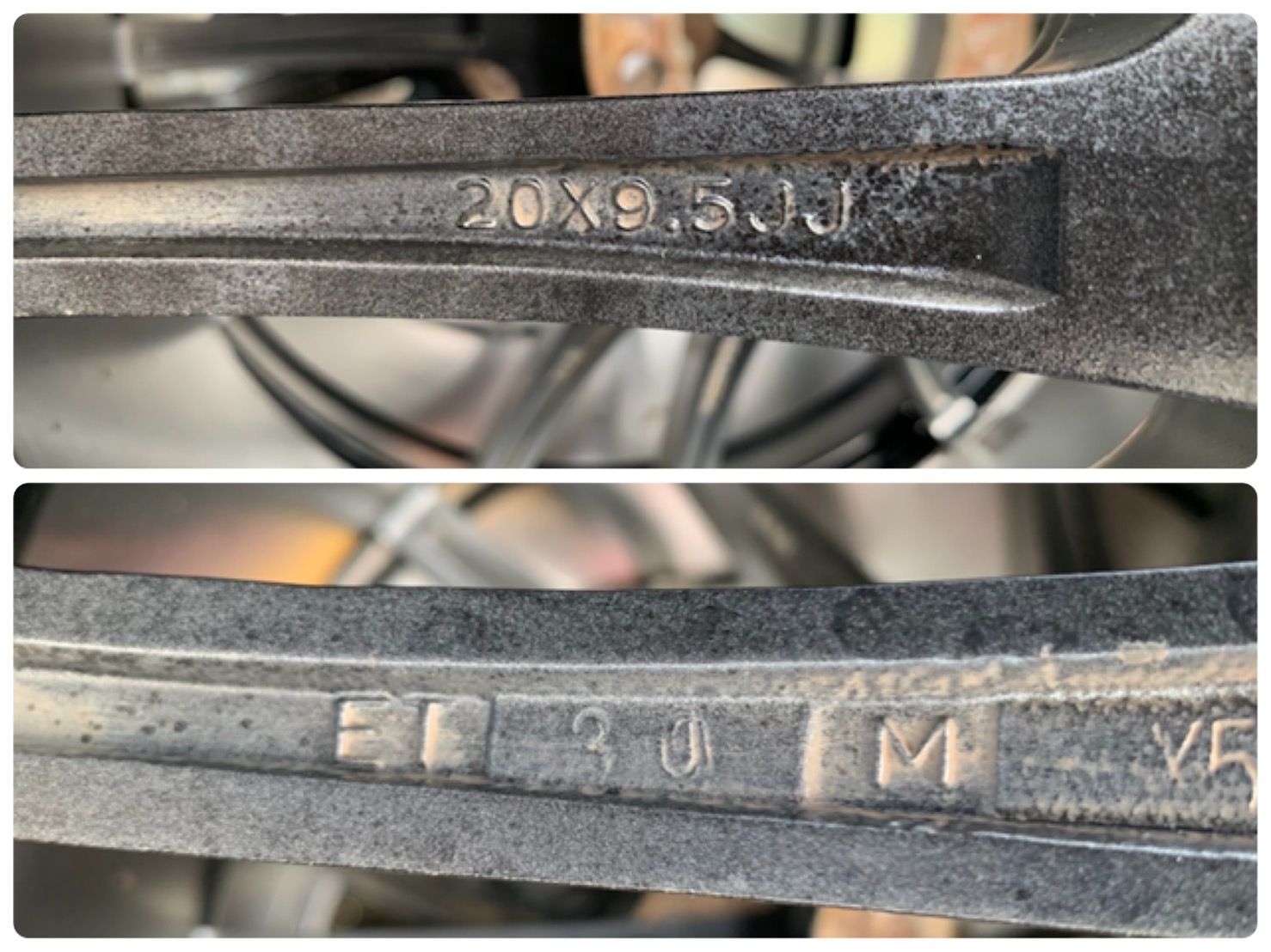 ✨ล้อแม็ก 6รู139✨Advan RS ขอบ 20 สีบอร์นไฮเปอร์ พร้อมยาง 265-50-20 THUNDERER ปลายปี 19