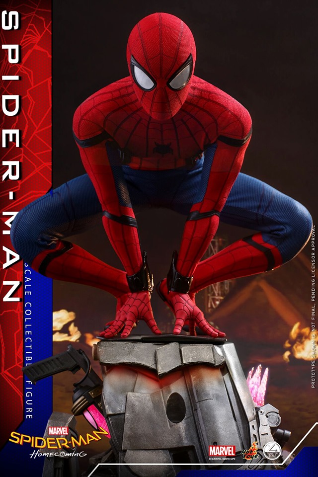 (ซ้ำ) Hot Toys QS014 SPIDER-MAN : HOMECOMING -SPIDER-MAN 1/4 SCALE