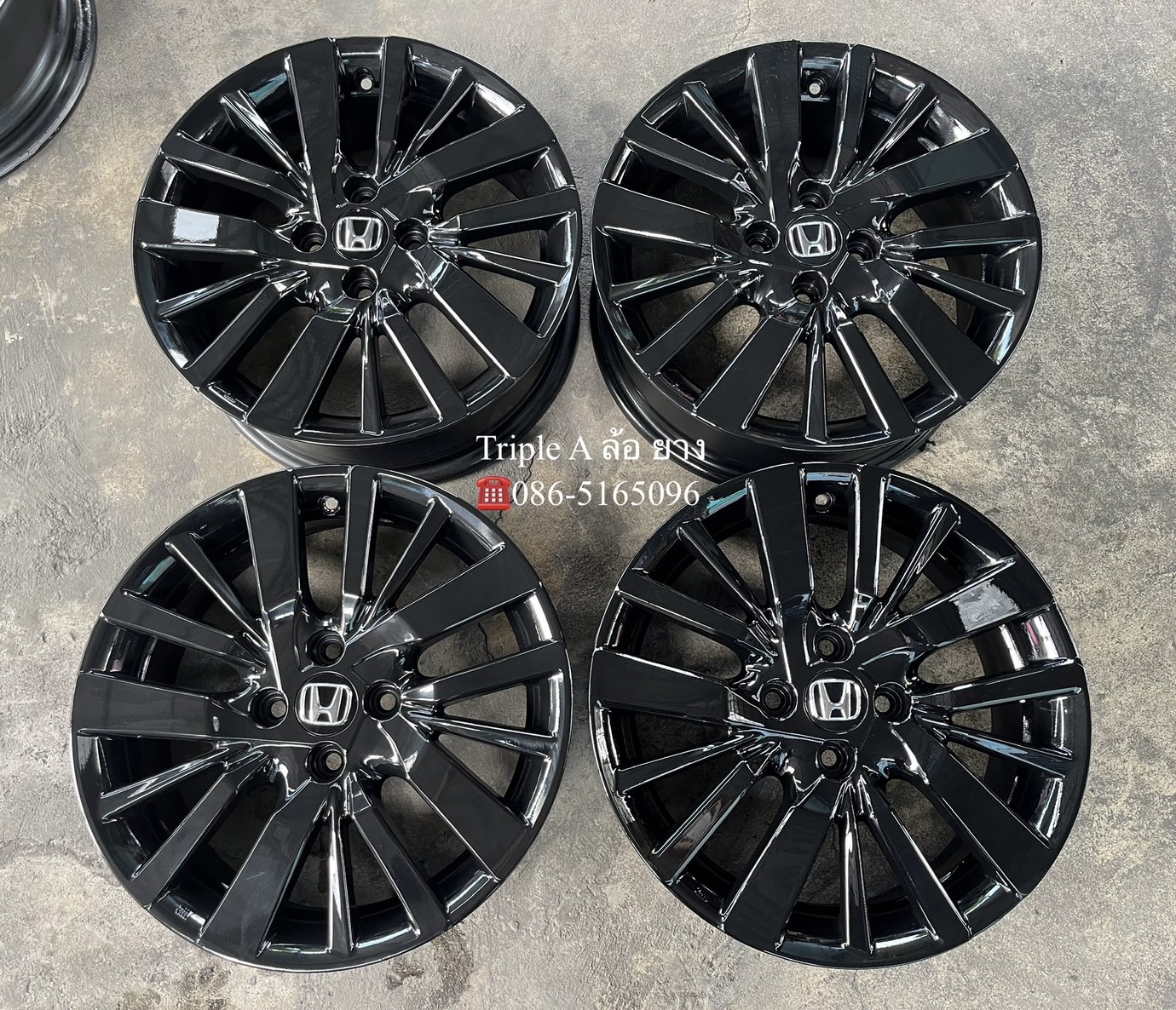 ✨ล้อแม็ก✨Honda City Hatchback ขอบ 16 สีดำ💖สวยกริ๊บ💖