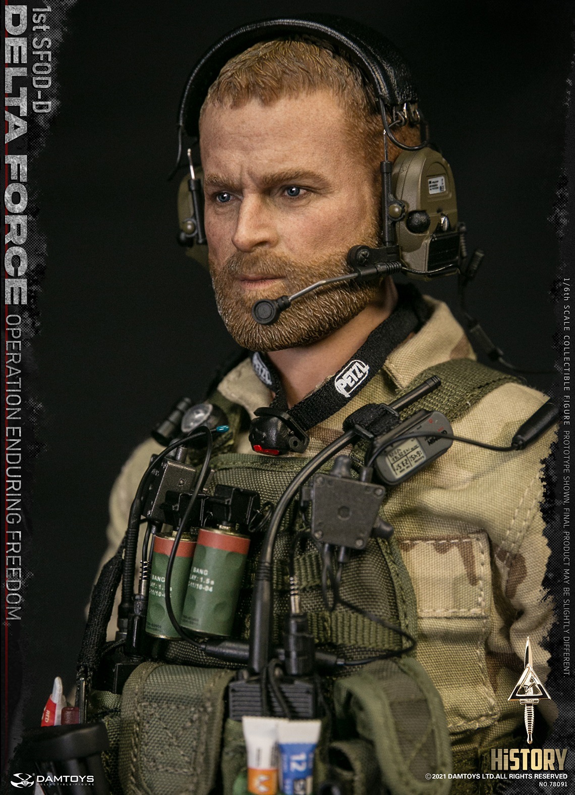 DAMTOYS 78091 1/6 1st SFOD-D OPERATION ENDURING FREEDOM DELTA FORCE