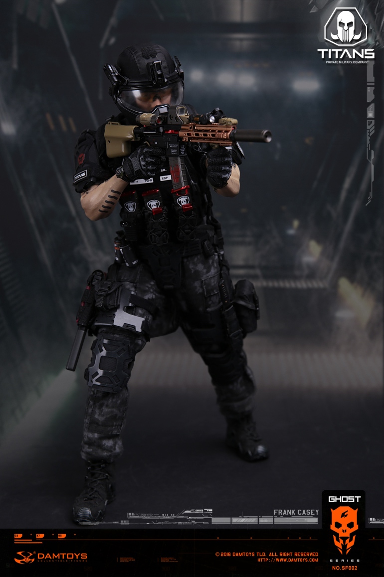 DAMTOYS No.SF002 GHOST SERIE - TITANS PMC Frank Casey