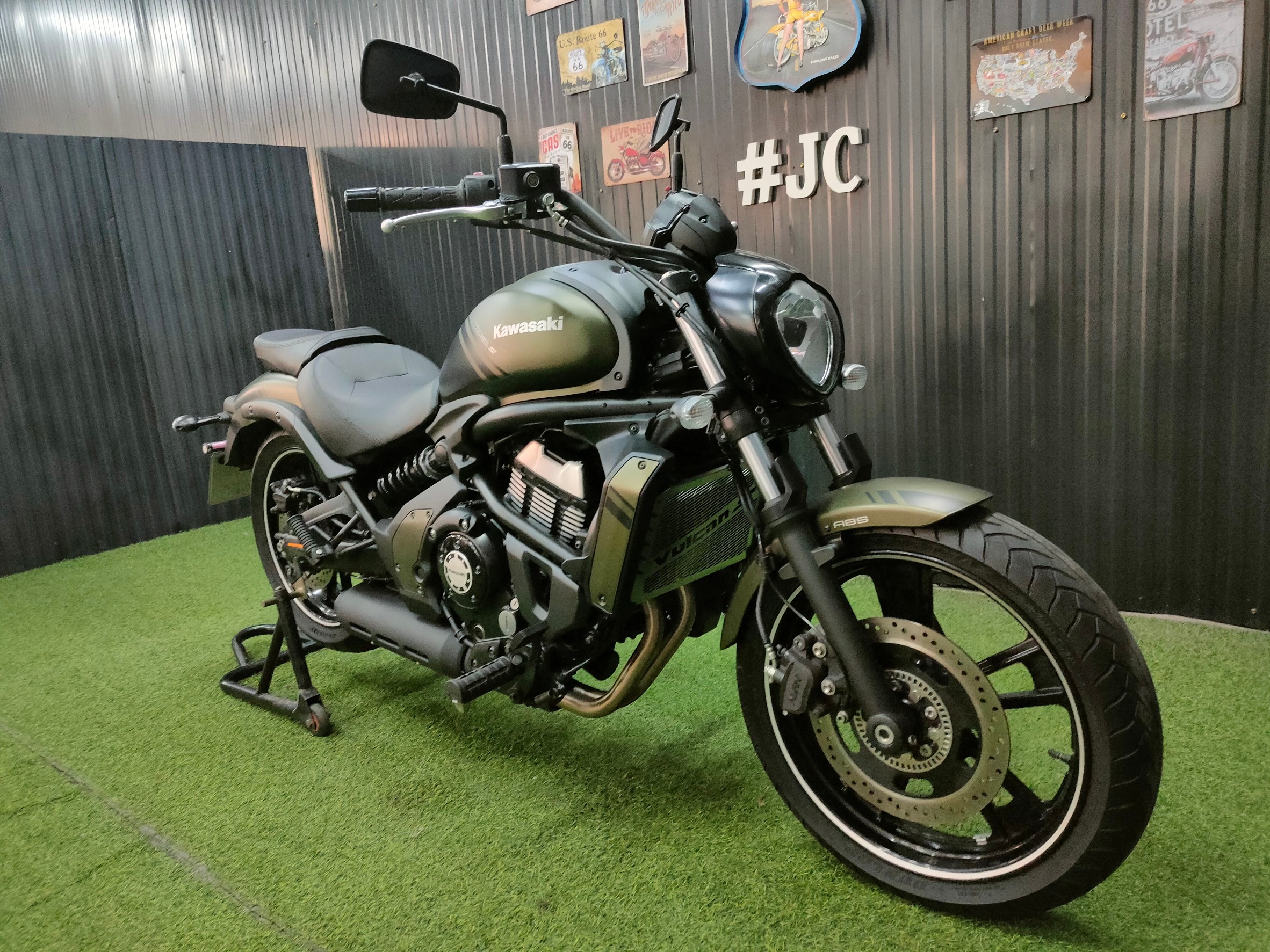 สวยสุดตั้งแต่ขายรุ่นนี้มาแล้ว ⁉️ Vulcan650s ABS ปลายปี2019 "นางฟ้ามือเดียว" สีทหารมาดเข้ม