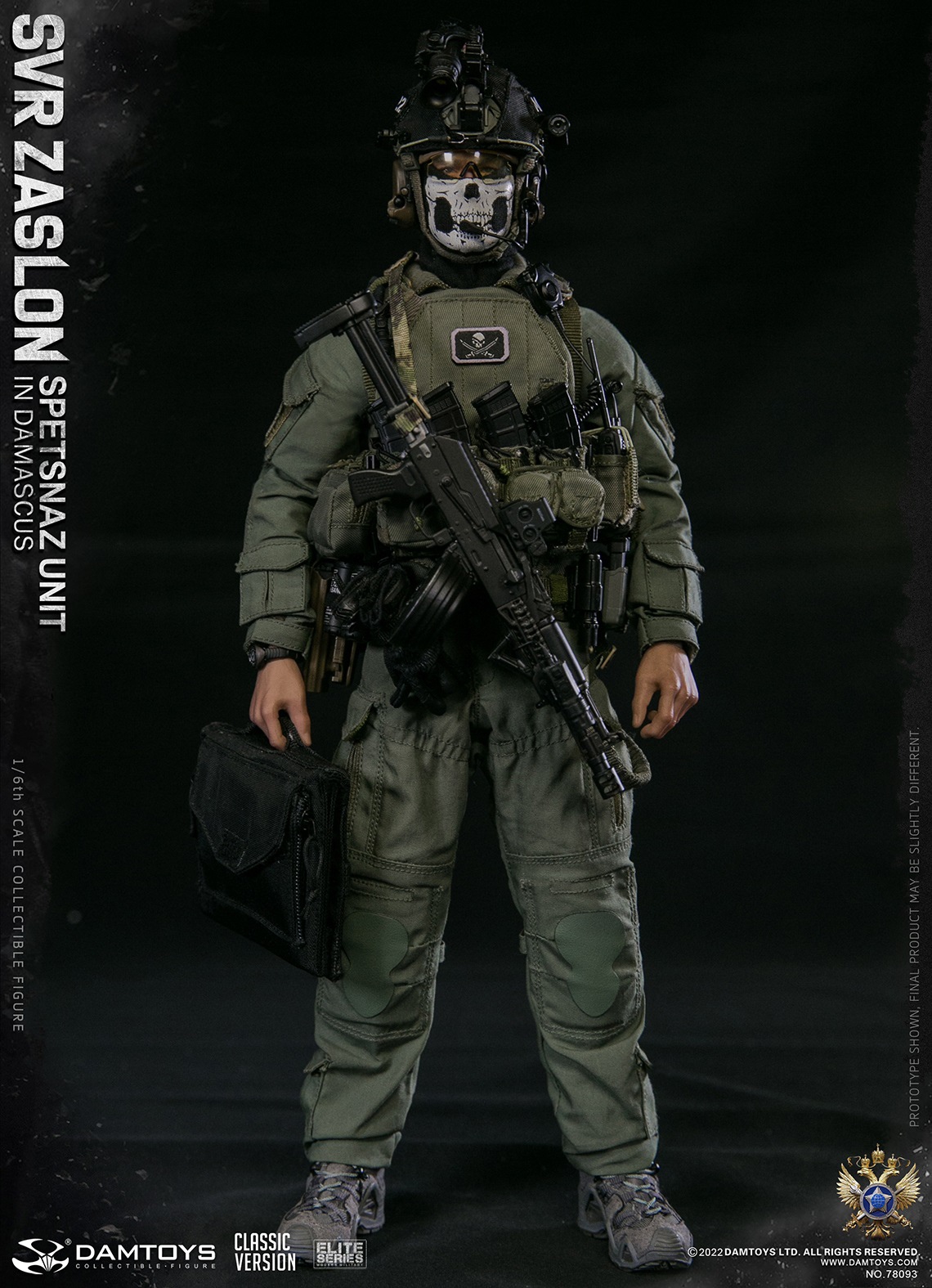 DAMTOYS 78093 1/6 SVR ZASLON SPETSNAZ UNIT IN DAMASCUS (CLASSIC VERSION)