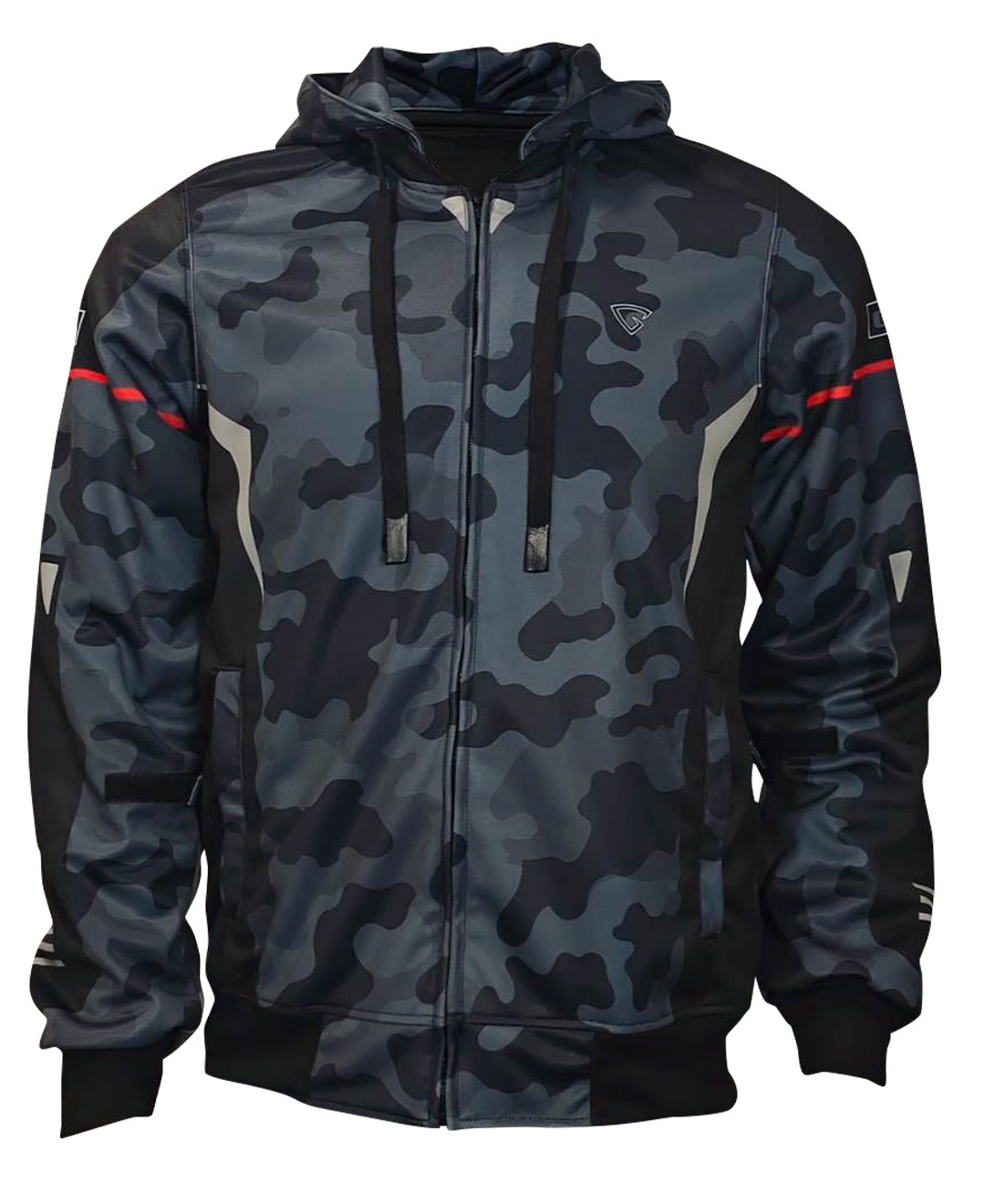 NEW !! เสื้อการ์ด G-MOTO รุ่น CAMO RIDER พร้อมการ์ดป้องกัน 5 จุด สีดำ