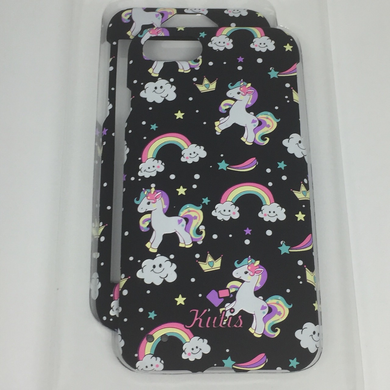 เคสคูทิส (Kutis) ไอโฟน7,8 (ลายม้าโพนี่สีดำ)มาใหม่