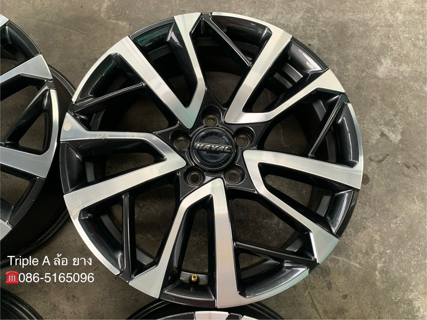 ✨ล้อแม็ก 5รู114✨HAVAL H6 PRO ขอบ 18 เทาหน้าเงา