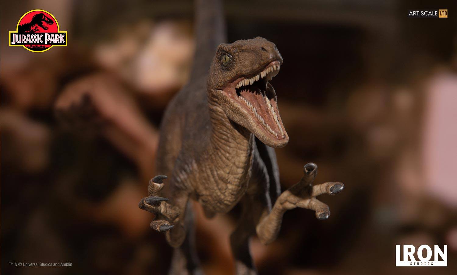 Iron Studios - Velociraptor Attack Scale 1/10 Jurassic Park