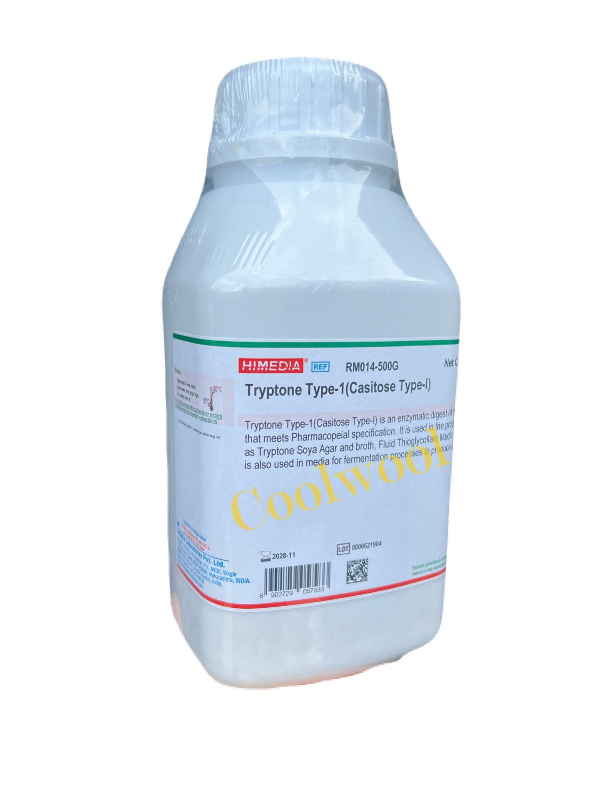 Himedia™TRYPTONE Type-1 (Casitose Type-I),(ทริปโตน) , (Casein Enzyme Hydrolysate Type-I) 500 G