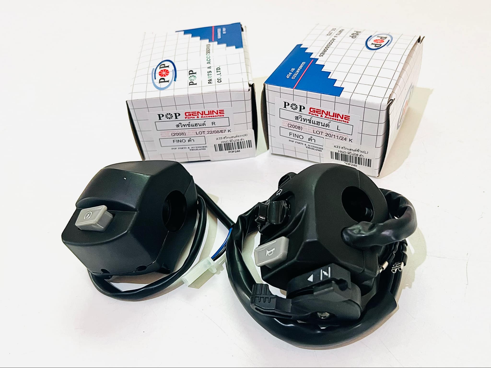 สวิทแฮนด์ ฟีโน่ Fino ซ้าย+ขวา สตาร์ทเท้า 1 คู่ เลือกสีได้เลย A33