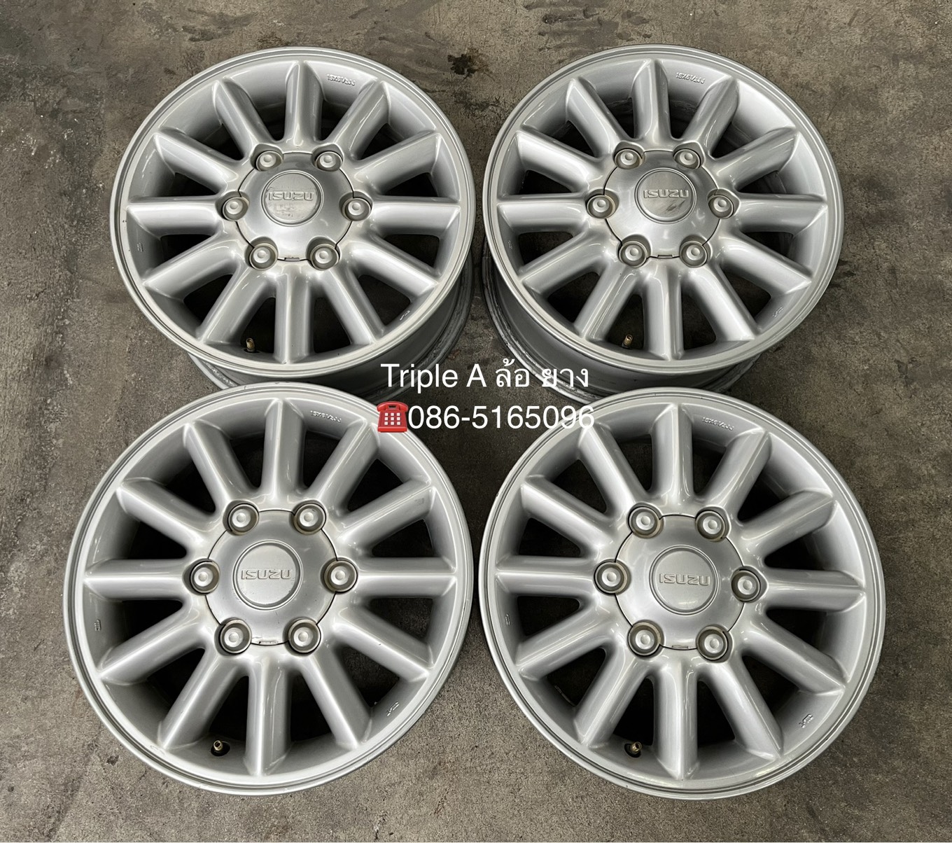 ✨ล้อแม็ก 6รู139✨ISUZU D-Max ขอบ 15💖