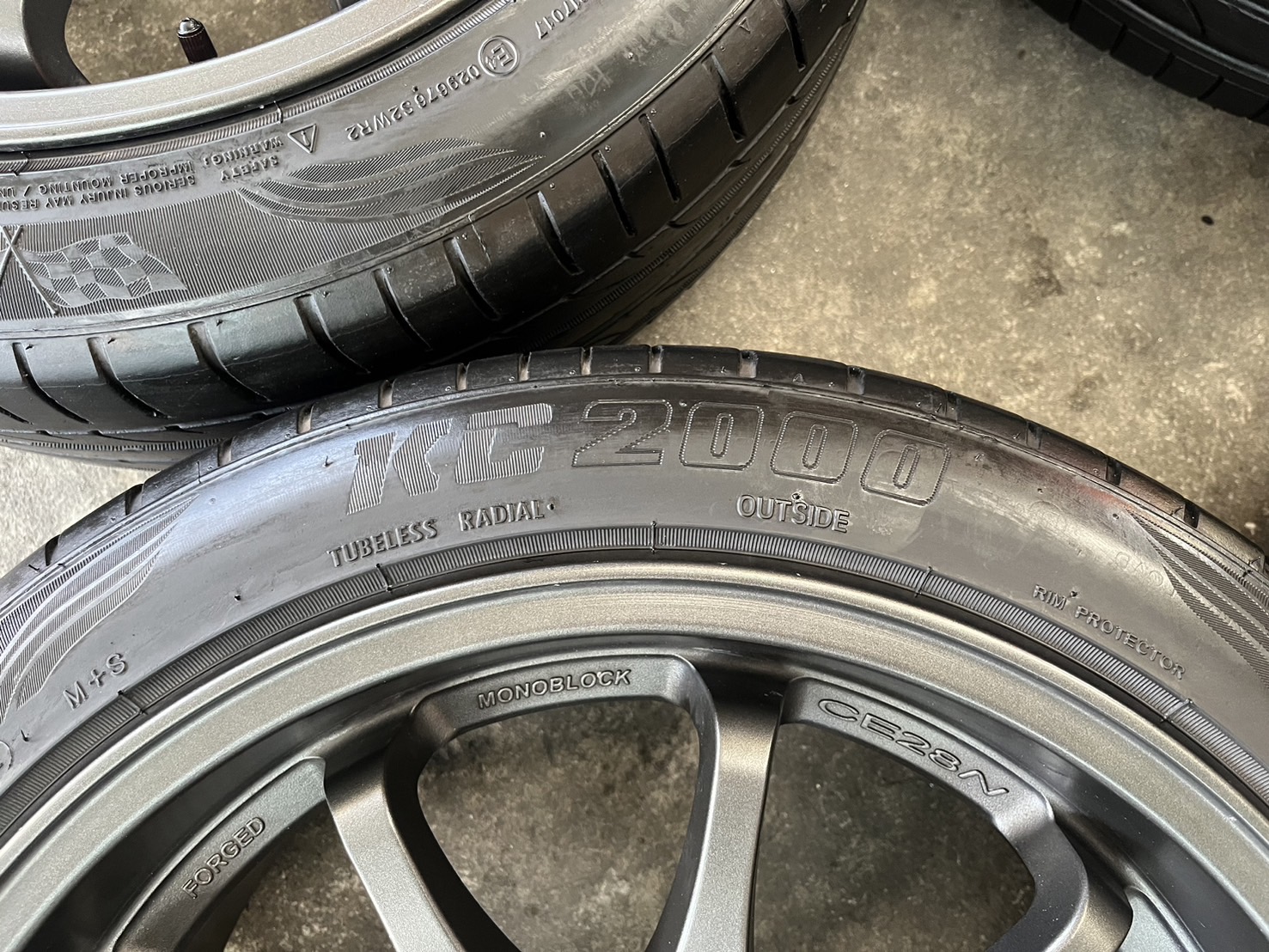 ✨ล้อแม็กแต่ง 6รู139✨CE28N (งาน TAM) ขอบ 18 สีเทา พร้อมยาง 225-45-18 OTANI💥ปี 22💥