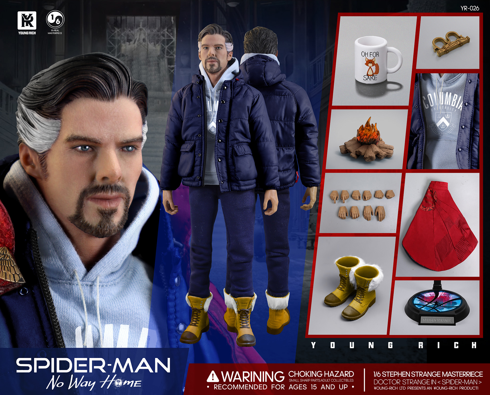 YoungRich Toys YR026 1/6 Spider-Man: No Way Home - Mister Strange