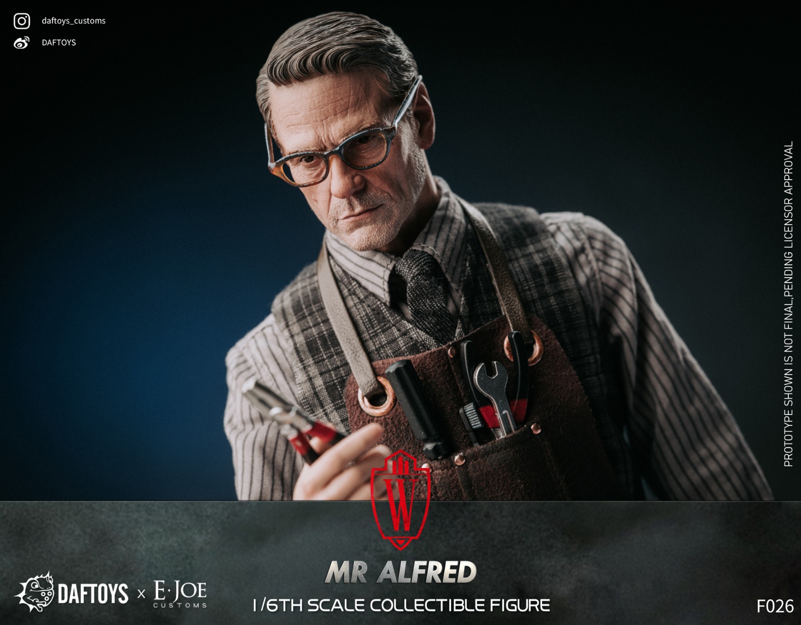 DAFTOYS x E.JOE CUSTOM F026 1/6 MR ALFRED