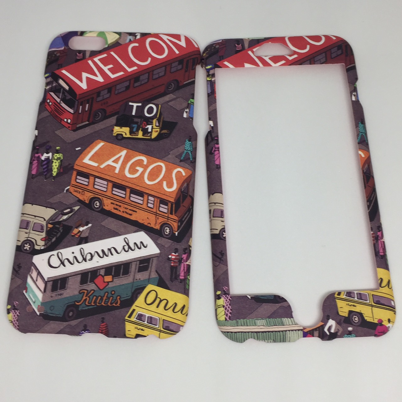 เคสคูทิส (Kutis) ไอโฟน6พลัส,6Sพลัส(ลายรถบัสLagos)มาใหม่