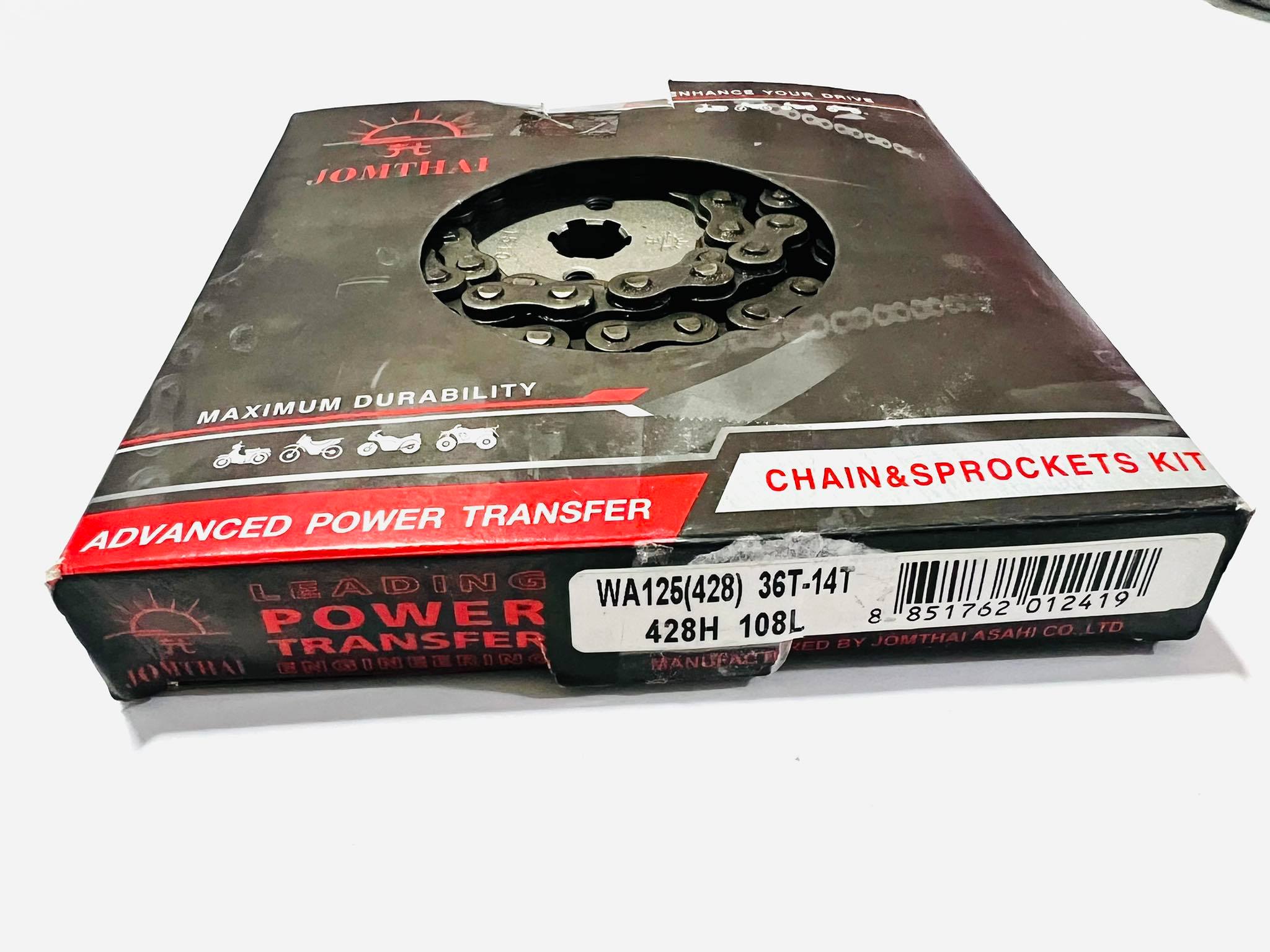 ชุดโซ่สเตอร์เวฟ125 14x36x108L 428 จอมไทย