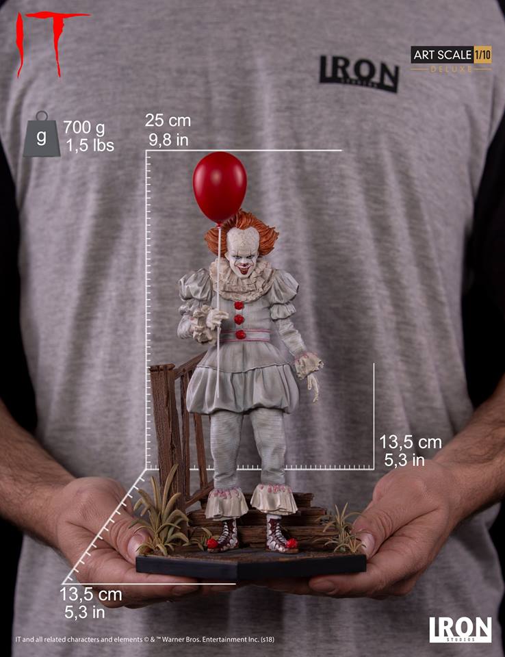 Iron Studios Deluxe Art Scale 1/10 IT - Pennywise