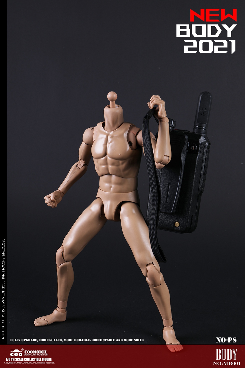 COOMODEL MB001-4 1/6 NEW TYPE MALE BODY
