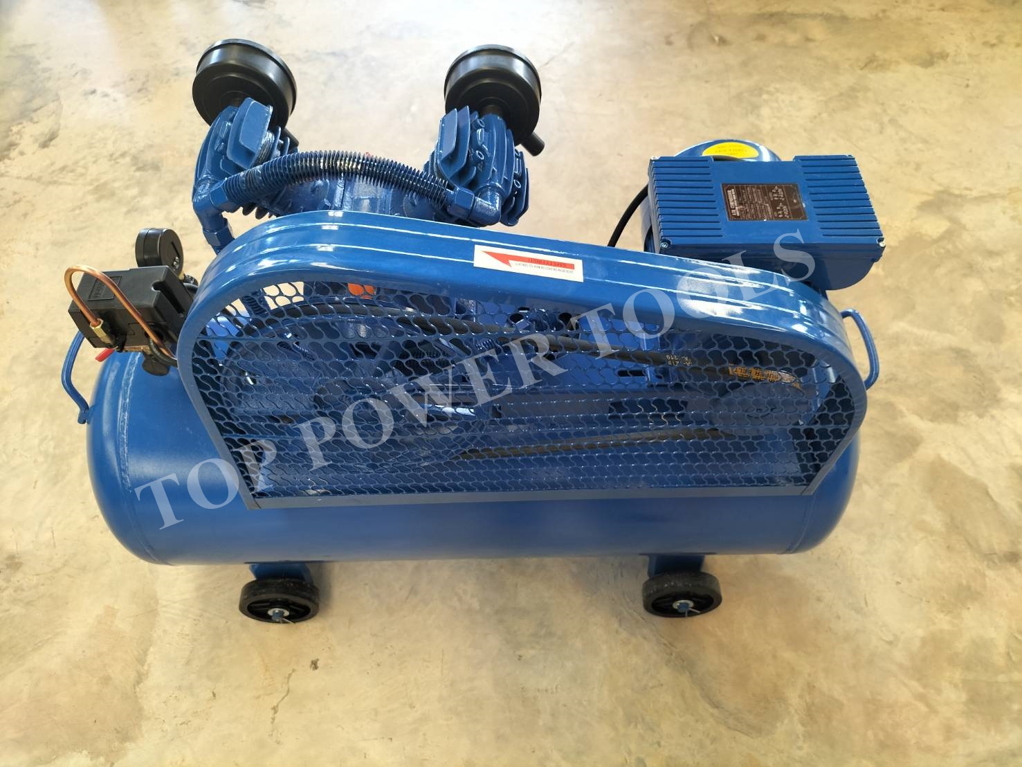 ปั๊มลมลูกสูบ 2สูบ BM-X-100 100L BLUMA+มอเตอร์ 2HP