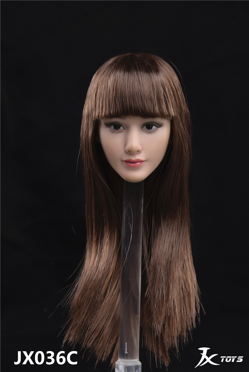 JXTOYS JX-036 1/6 Mayfair Asian Headsculpt 4 hairstyles (Recommended with Tan colour Body)