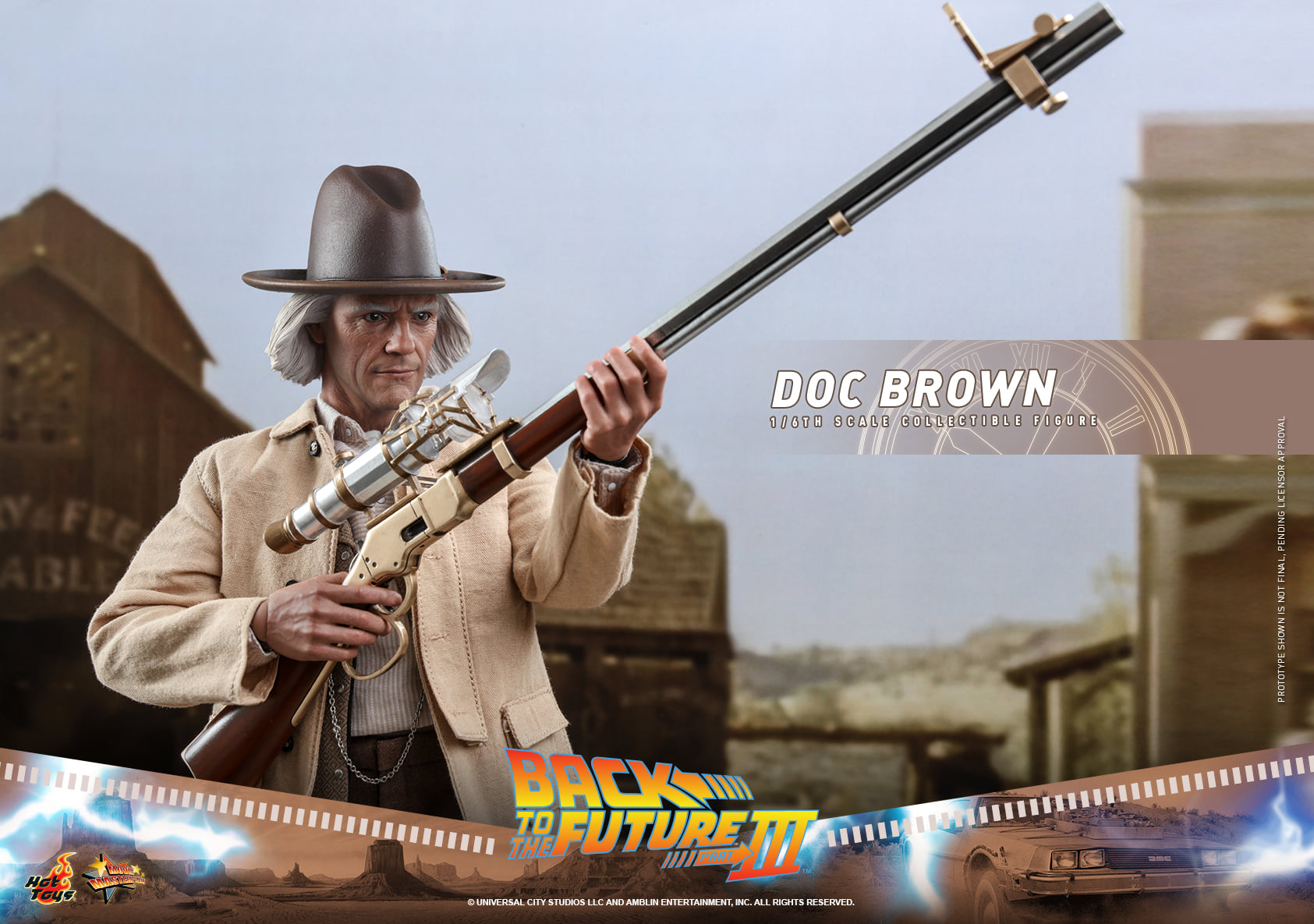 Hot Toys MMS617 1/6 Back to the Future Part III - Doc Brown