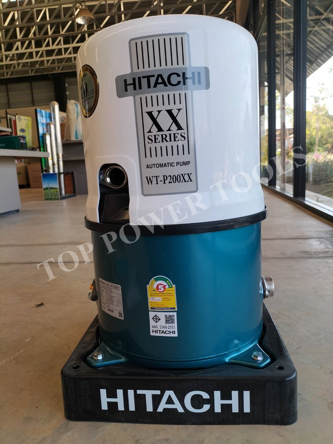 ปั๊มอัตโนมัติถังกลม WT-P200XX HITACHI