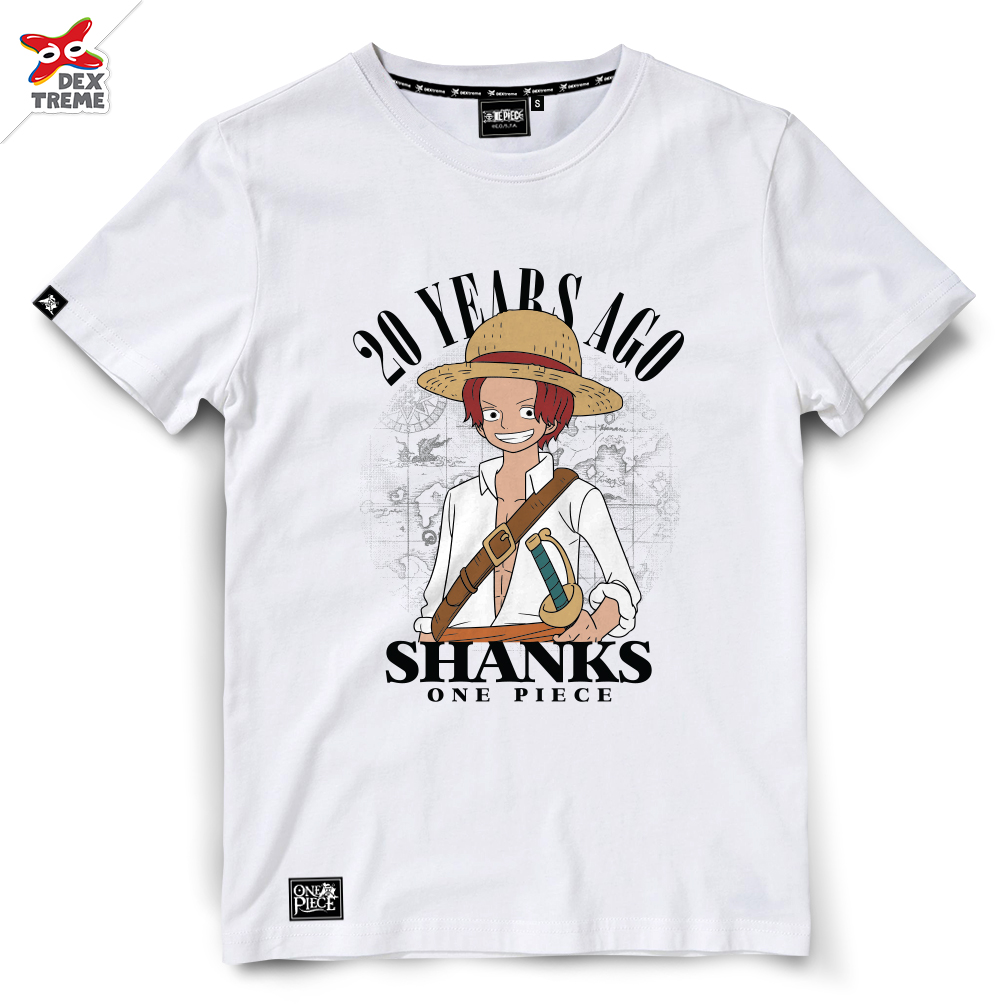 เสื้อวันพีซ One Piece 20 Years ago Shanks